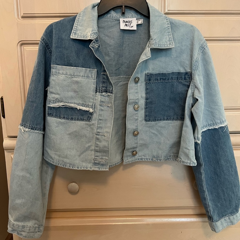 Patchwork Denim Jacket - image 2